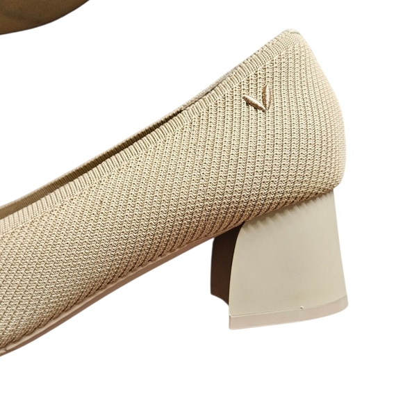 Vivaia Square-Toe Chunky Heels (Melody Pro) In Nude Peach - Picture 10 of 10